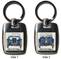 MG Midget J2 1932-34 Keyring 5